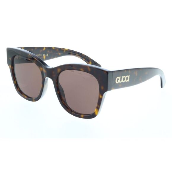 Gucci GG1789S-002 Havana square Ladies Sunglasses